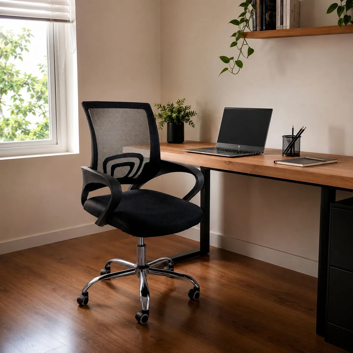 Cadeira de Escritório Begônia — Tela Mesh Ergonômica Giratória